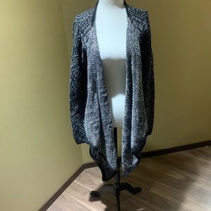 Waterfall cardigan sweater